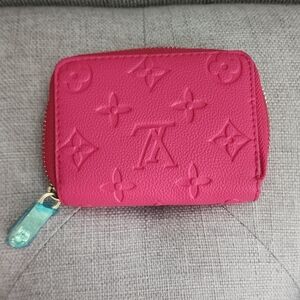 Elegant Pink Monogram Wallet